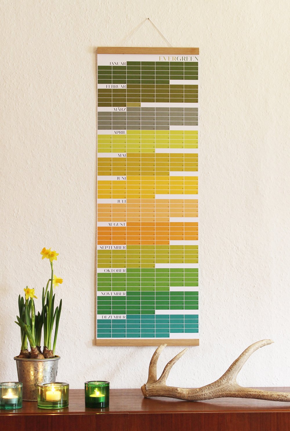 Immerwährender Kalender „Evergreen“
