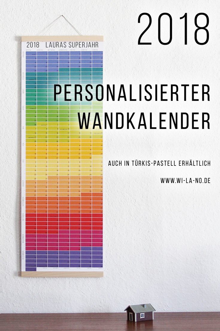 Das ganz besondere Weihnachtsgeschenk: Personalisierter Wandkalender für 2018