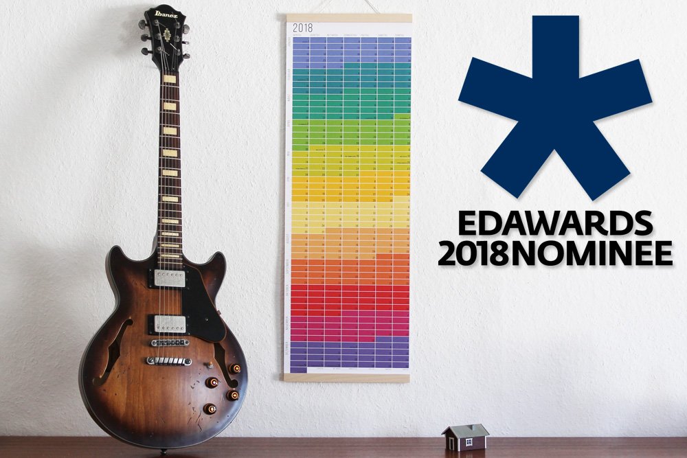 Der WiLaNo-Kalender ist nominiert für den European Design Award 2018