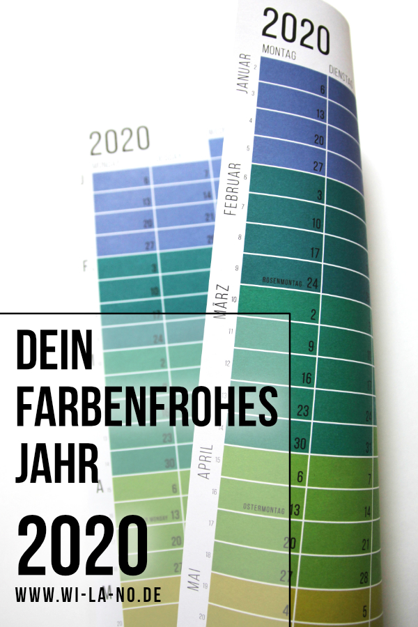 wandkalender 2020 wallplanner Jahresplaner Designkalender calendar