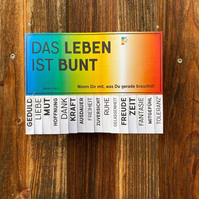 Das Leben ist bunt