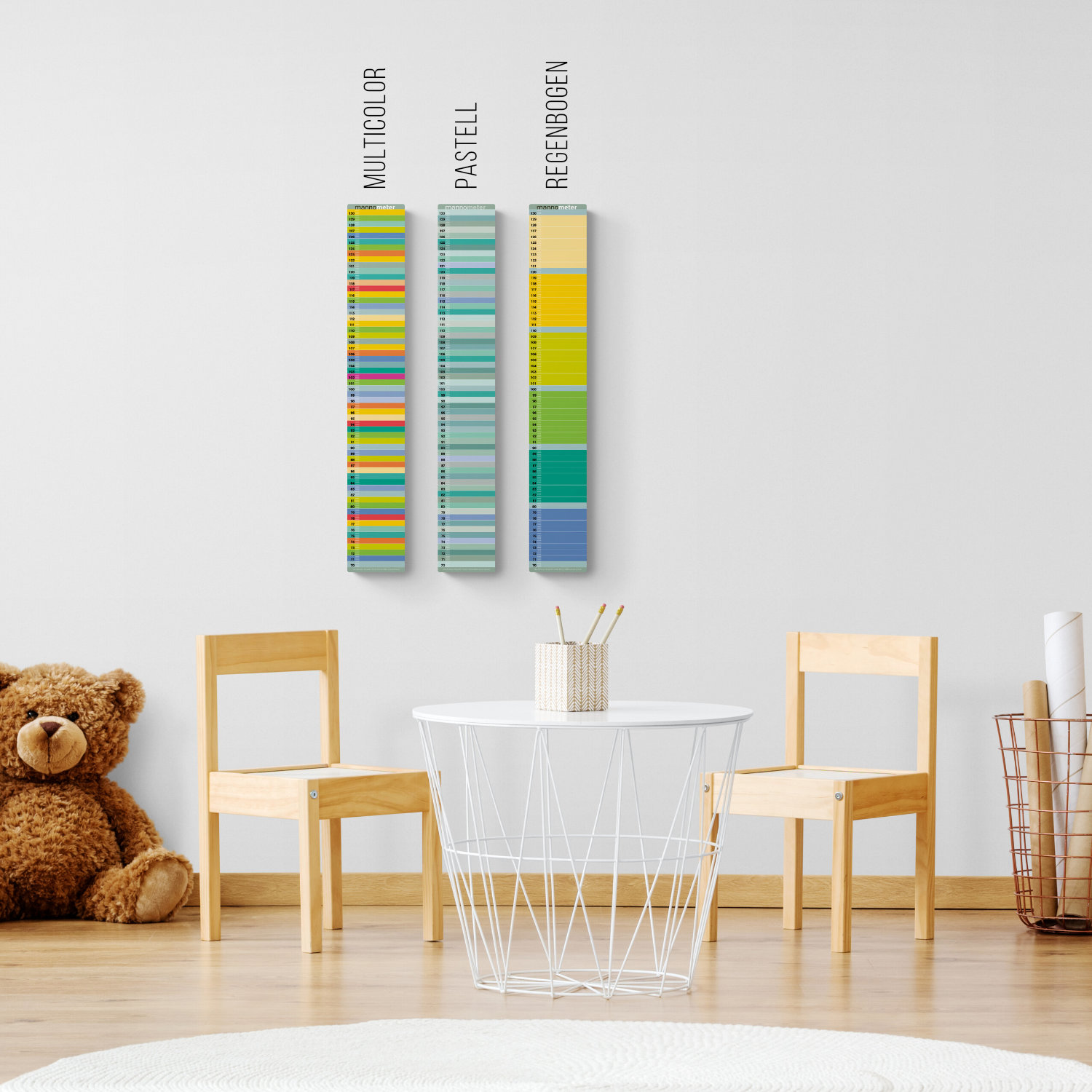 mannometer Messlatte für Kinder von Wi-La-No®